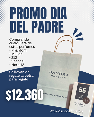 PROMO DIA DEL PADRE! Llevando perfume personal, bolsa de regalo GRATIS!