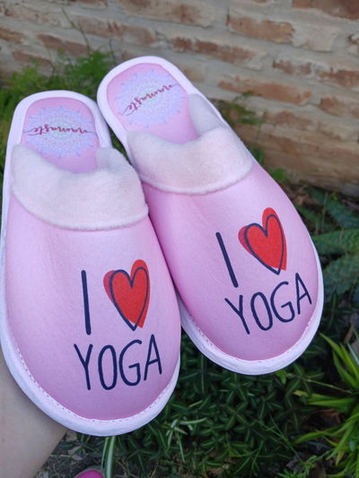 PANTUFLAS  AMO EL YOGA