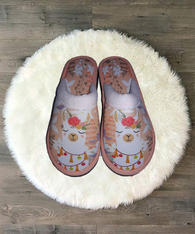 PANTUFLAS LLAMAS