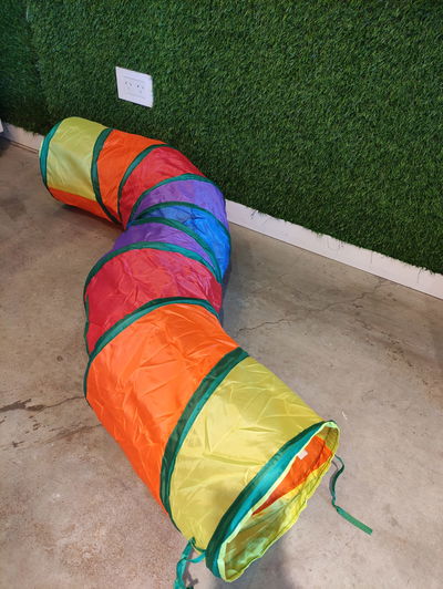 Túnel Juguete Para Gatos Plegable Interactivo MultiColor