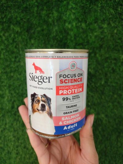 Sieger Salmon y Chicken Perro AD. X 340G
