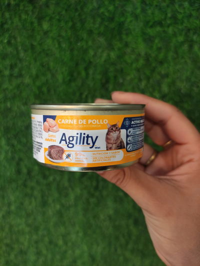 Alimento Húmedo Agility Gato Pollo o Merluza X 90G 