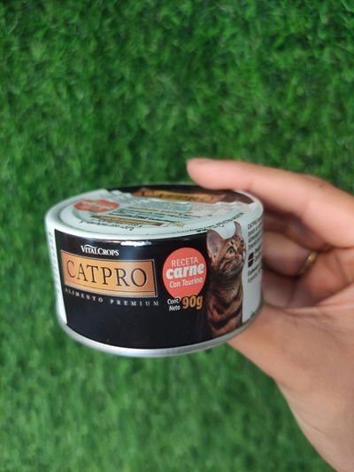 Cat Pro Alimento Húmedo Latas de Carne y Pescado X 90G 