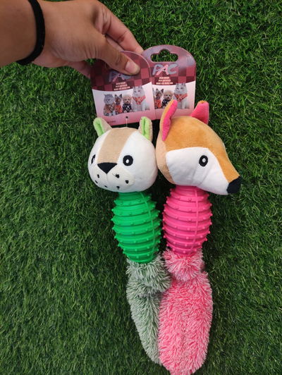 Peluche Con Cuerpo de Goma y Cola de Peluche 