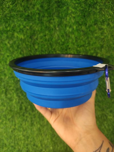 Comedero de Silicona Plegable