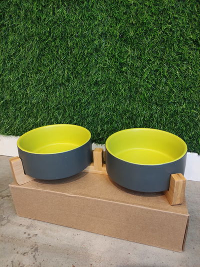 Comedero y Bebedero de Cerámica