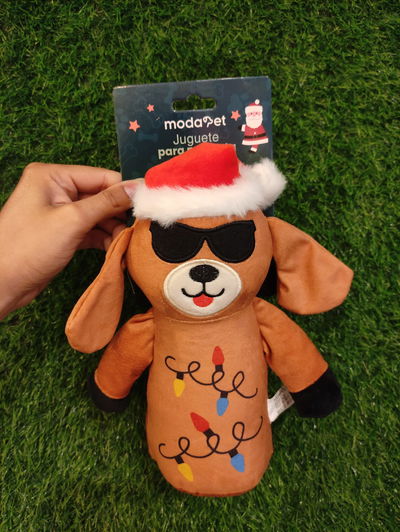 Peluche Perro Navideño