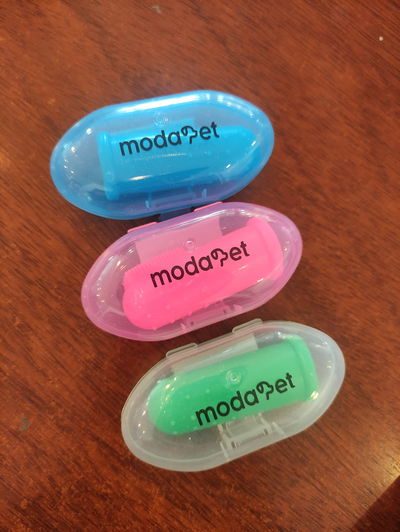 Cepillo Dedal De Dientes Canino Con Estuche