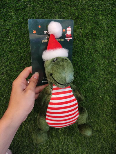 Peluche Dino Navideño