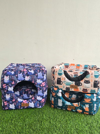 Cubo Para Gatos 3 En 1 