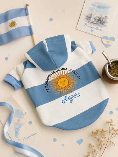  Buzo Argentina para Mascotas💙🤍