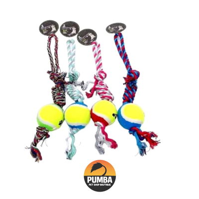 Soga con Pelota de Tenis y Trenza