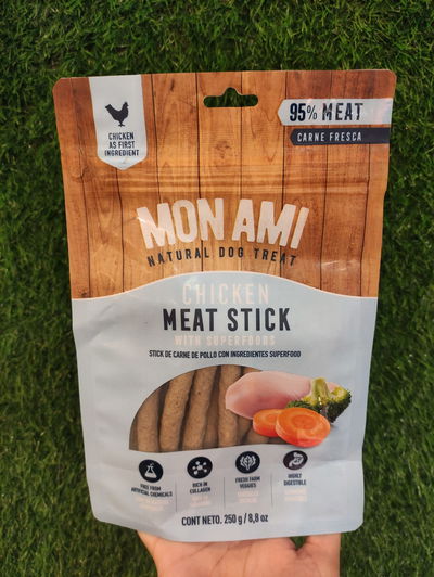 Snacks Mon Ami Meat Stick Saludable Chicken x 250 Grs