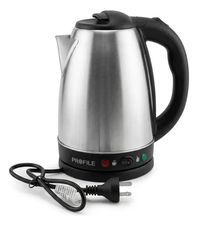 Pava Eléctrica Profile HE-PR1800 Acero Inoxidable 1.8L – Función Mate