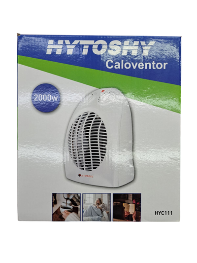 Caloventor Hytoshy HYC111 2000W – Calefacción Rápida y Silenciosa