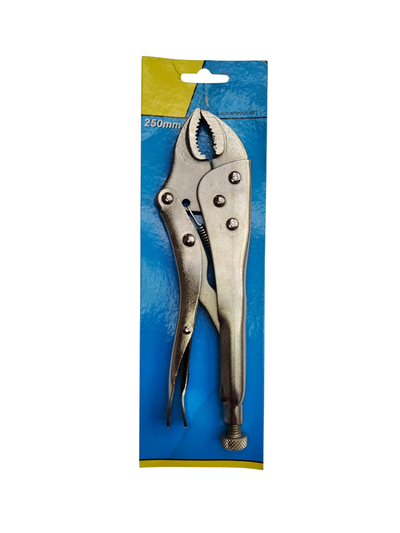 Pinza Pico de Perro con Traba 10" – Llave Autoblocante de Acero