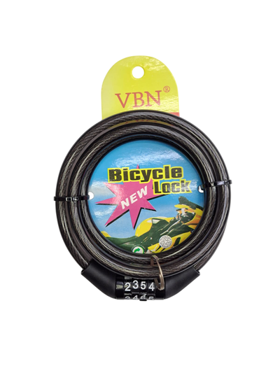 Linga Candado para Bicicleta VBN con Clave de 4 Dígitos – Cable de Acero