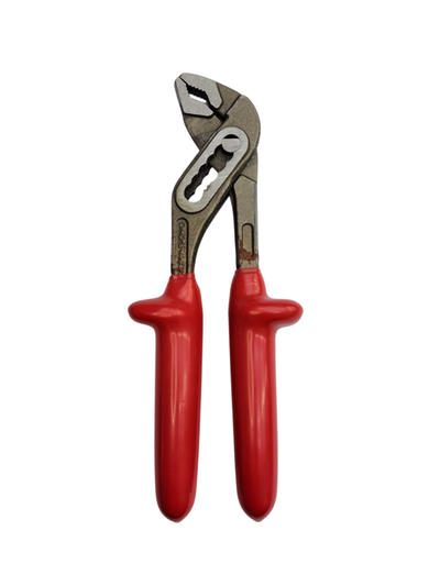 Pinza Pico de Loro Ajustable – Mango Aislado Rojo