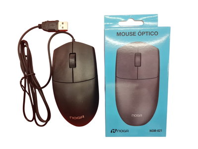 Mouse Óptico USB Noga NGM-621 Con Cable Preciso