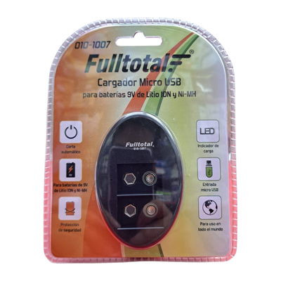 CARGADOR de BATERIA 9V FULLTOTAL