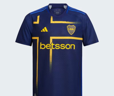 Camiseta Boca tercera equipación 2024 x unidades 