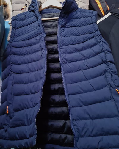Chaleco importado combinado con piel s al xl