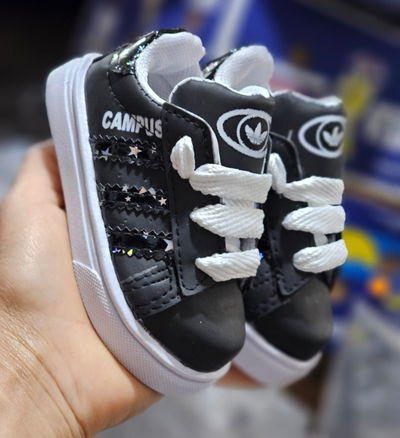 Zapatillas campus de bebé unisex 17 al 20(varios colores)