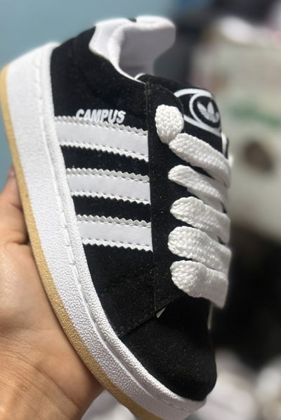 Zapatillas campus de niños 21 al 34(pegadas y cosidas)