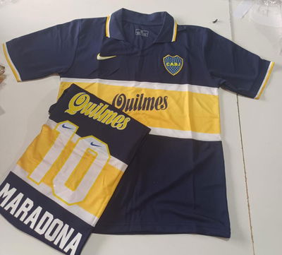 Camiseta retro Boca 1997 ROMAN/ MARADONA