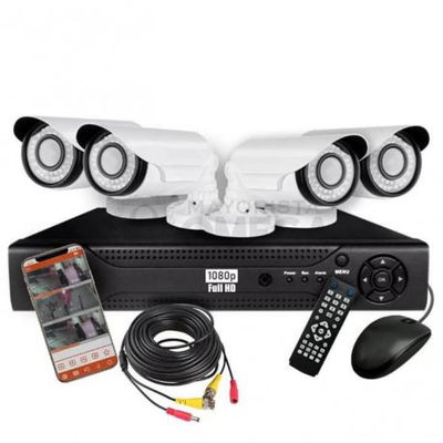 Camara de seguridad x4 HD