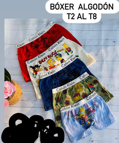 Docena de boxer económico (talle 2 al 6)