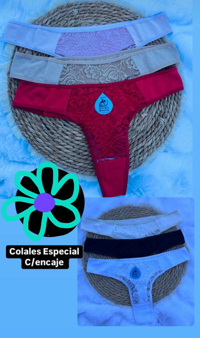 Docena de colales XL con encaje