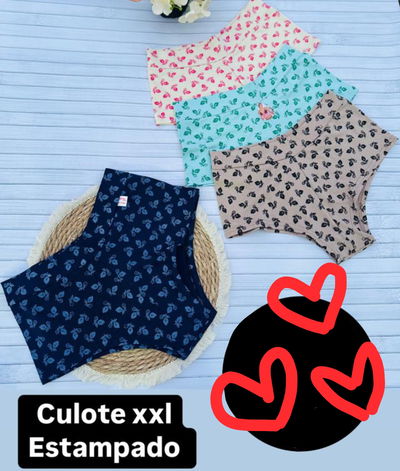 Docena de culote XXL estampado