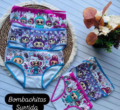 Docena de bombachita infantil Labubu
