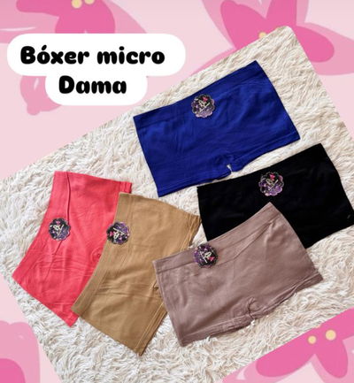 Docena de boxer microfibra dama