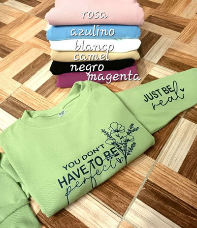 Buzo de Darlon estampado doble