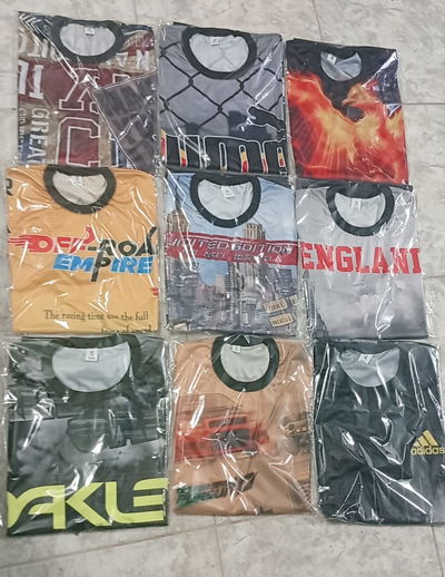 Pack x 5 - remeras sublimadas de hombre 