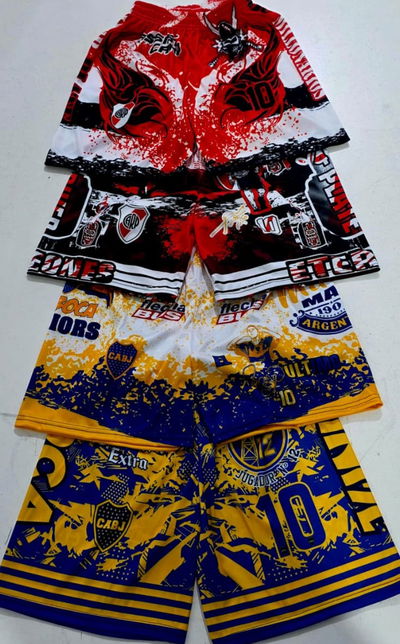 Short de barrio de niños x 6 unidades