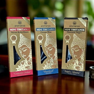 PACK X 10 - SAHUMERIO NUEVO MINI TIBETANO 5 VARILLAS