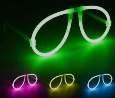 Lentes neón x 12 unidades 