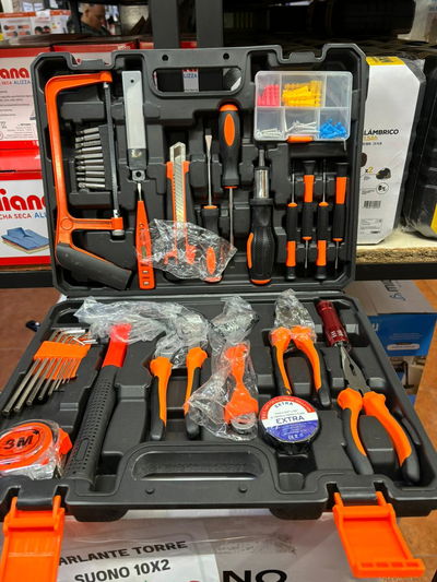 Set de herramientas de 124 pcs. Súper completo! 