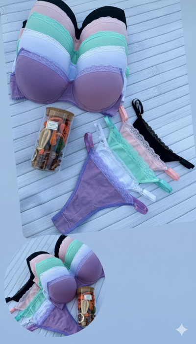 Conjuntos con puntilla Pastel