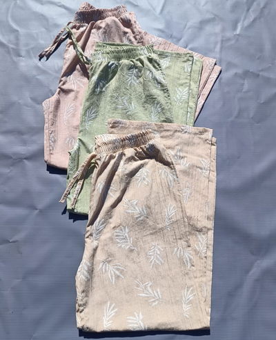 Palazo Lino simil bordado 