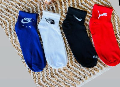 Docena de soquetes Algodón Peinado Marcas
