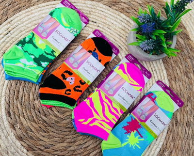 Docena de soquetes FLUO Sockmark
