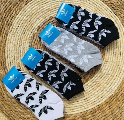 Docena de soquetes Algodón Adidas