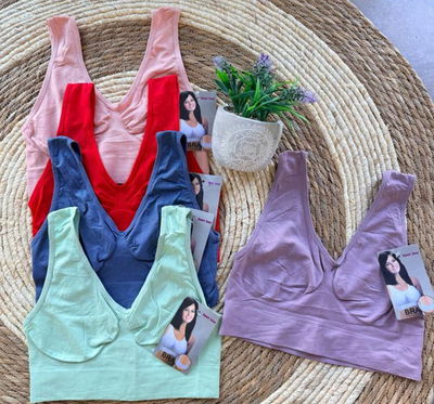 Docena de corpiños deportivos color Tita ancha