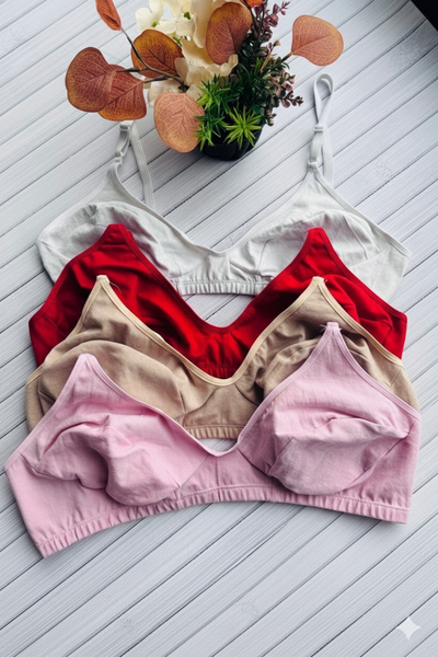 Corpiño de señora clásico talle especial de algodon