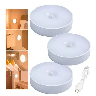 LUCES CON SENSOR DE MOVIMIENTO REDONDO X 1 UNIDAD