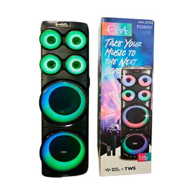 Parlante torre 10 pulgadas x 2 mas 4 